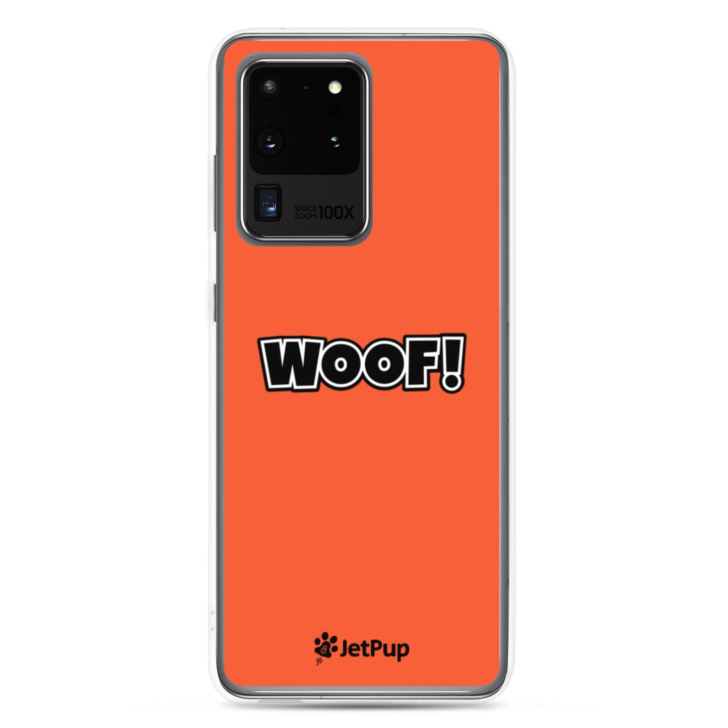 Woof Samsung Case - Orange - JetPup