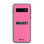Woof Samsung Case - Pink - JetPup