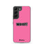 Woof Samsung Case - Pink - JetPup