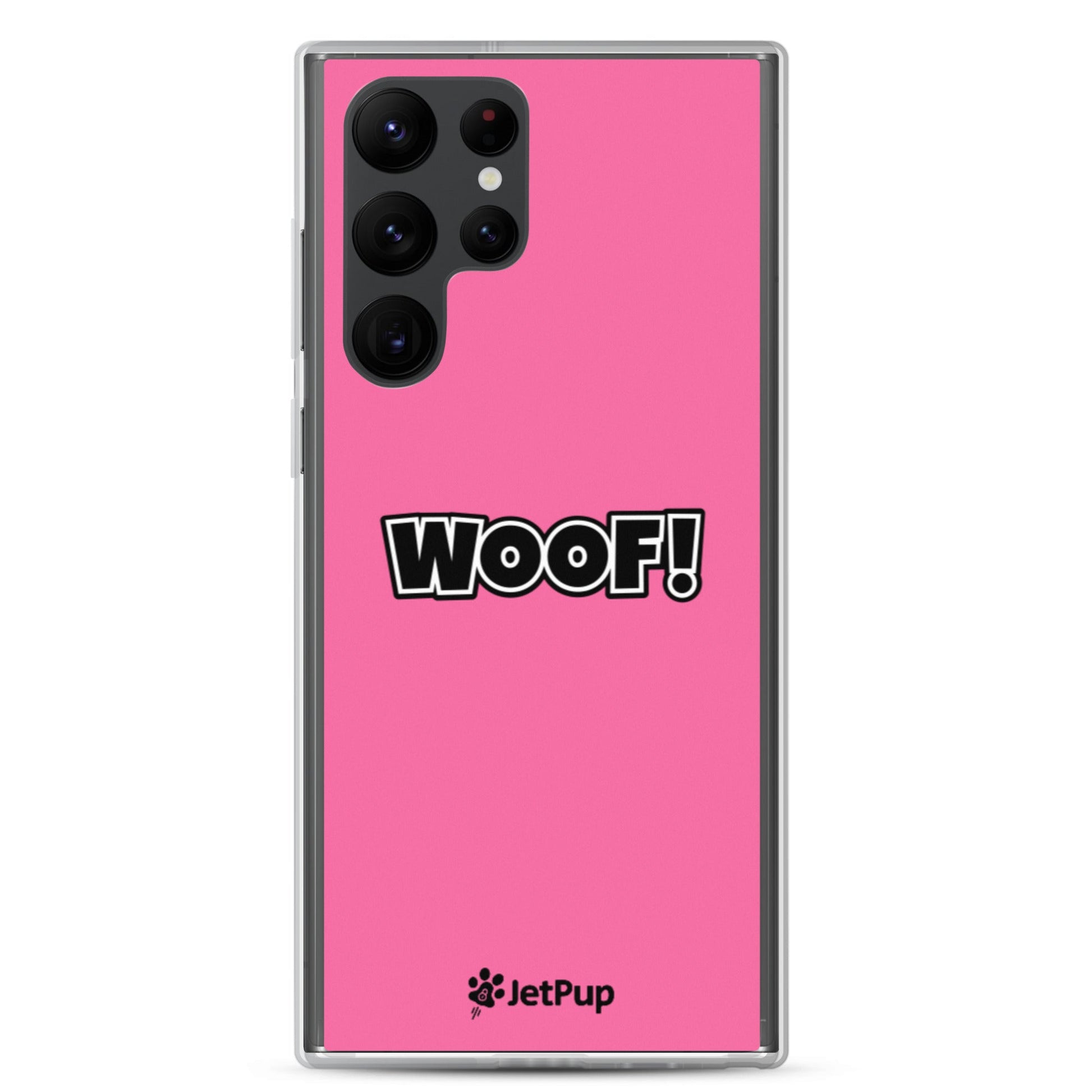 Woof Samsung Case - Pink - JetPup