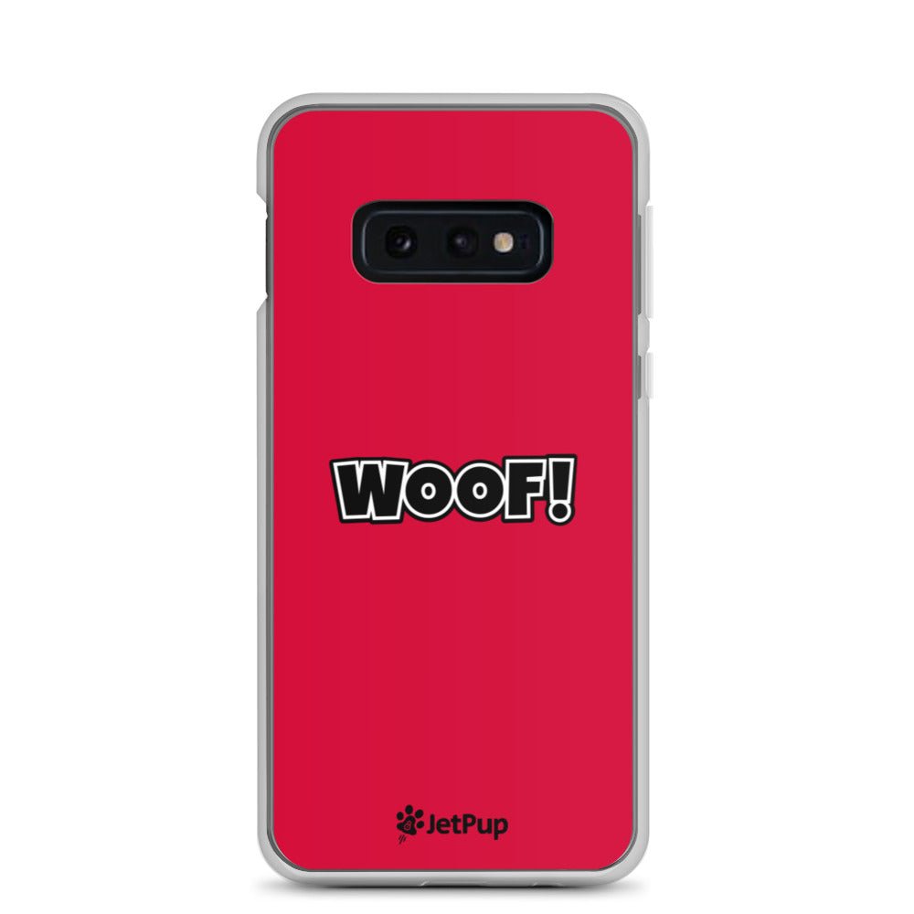 Woof Samsung Case - Red - JetPup
