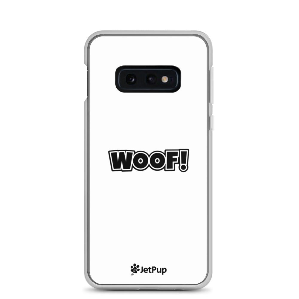 Woof Samsung Case - White - JetPup