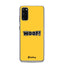 Woof Samsung Case - Yellow - JetPup