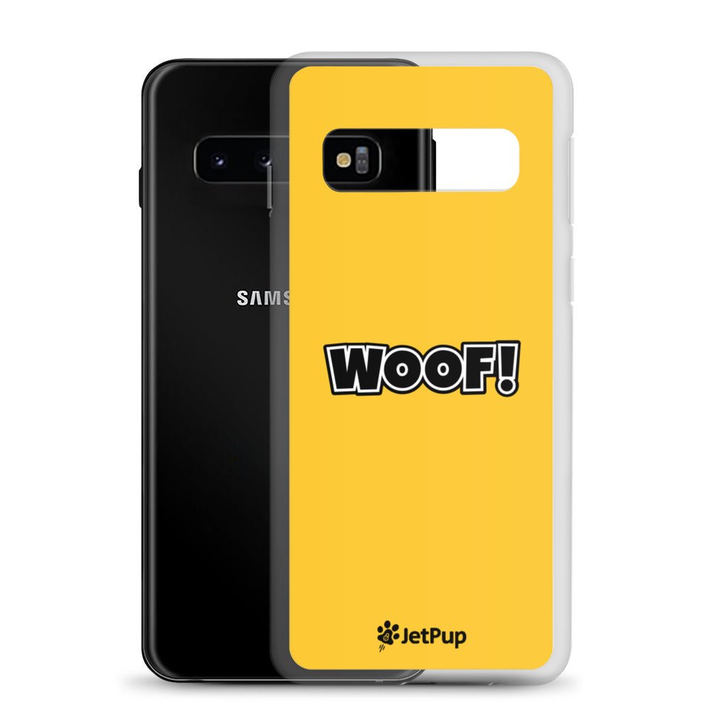 Woof Samsung Case - Yellow - JetPup