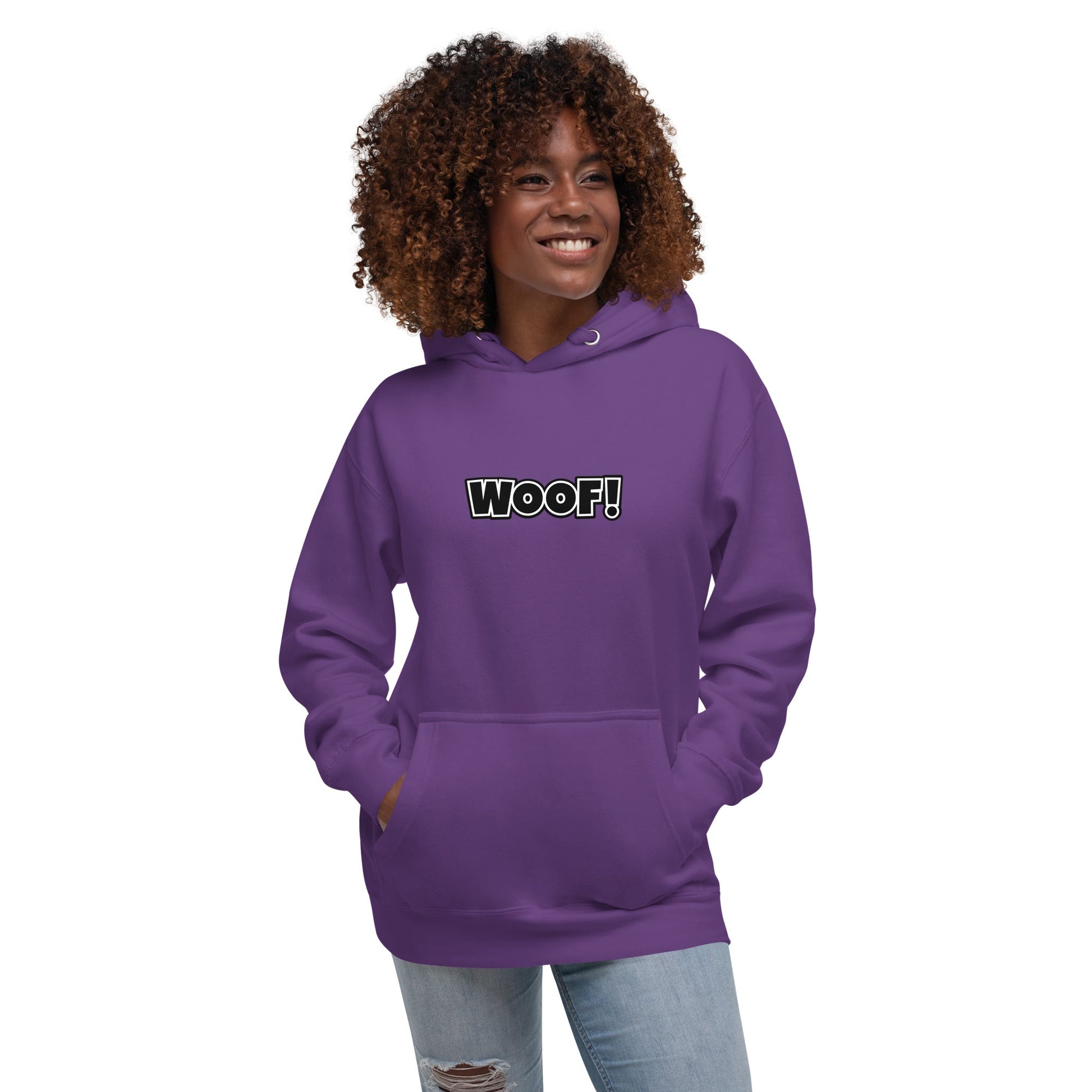 Woof Unisex Premium Hoodie - Multiple Colors - JetPup